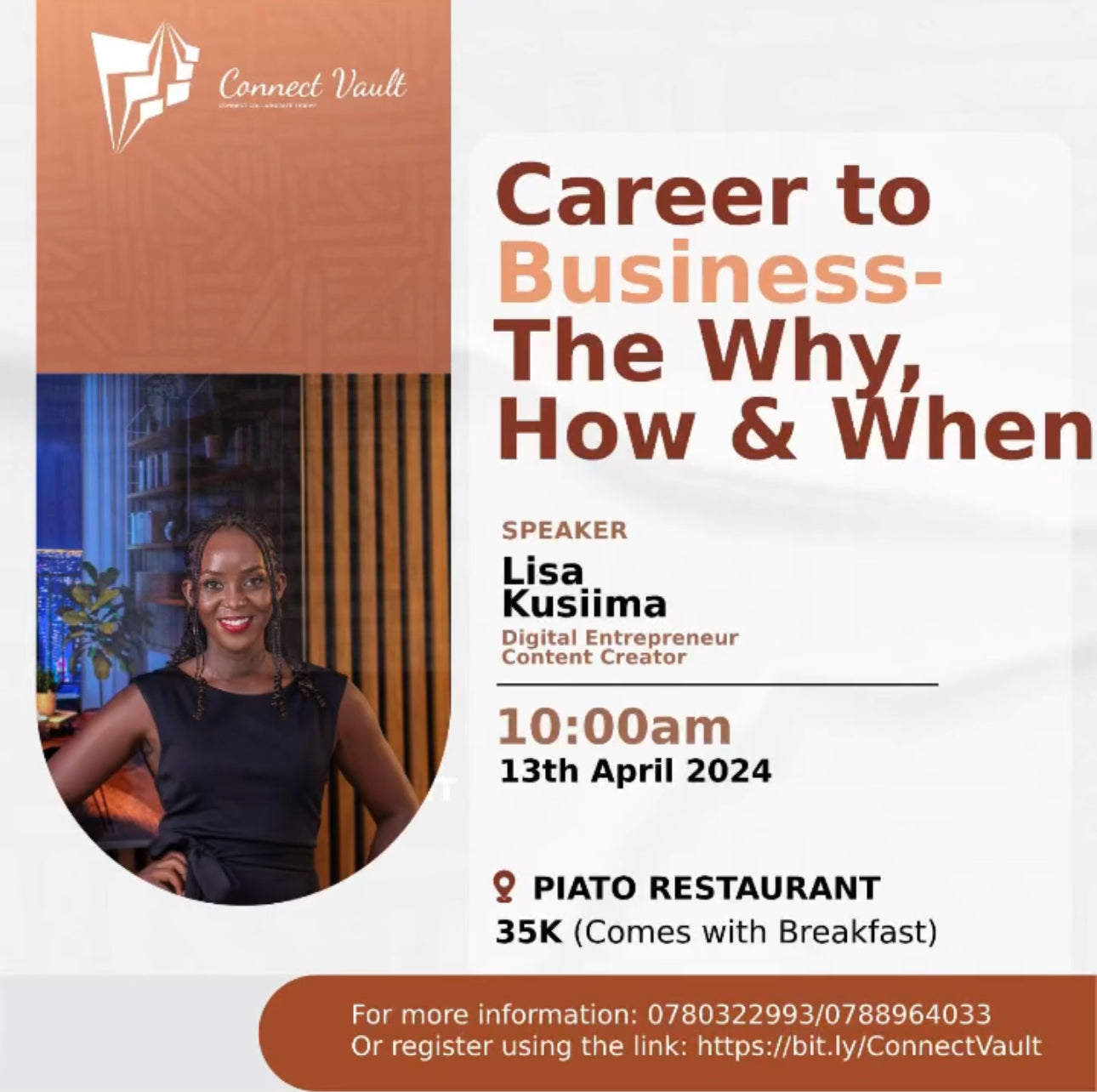 Career to Business Conference: The why, how & when